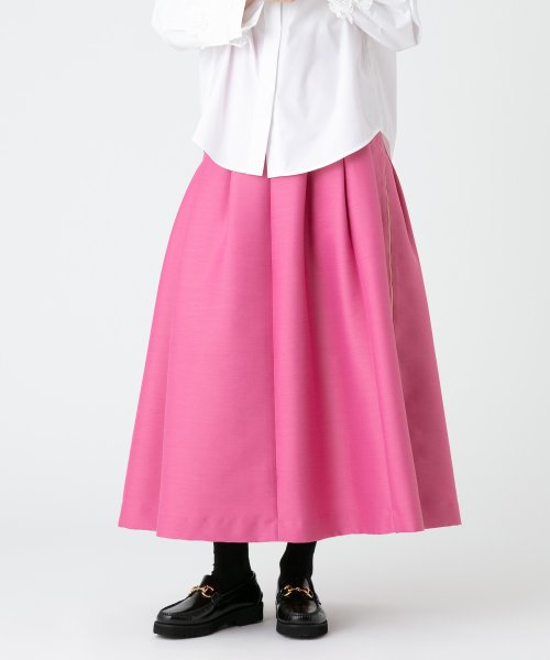 【LOULOU WILLOUGHBY】ジップアップタックスカート 【洗える】ウスカルデニム スカート KUE2635586185(20196円)