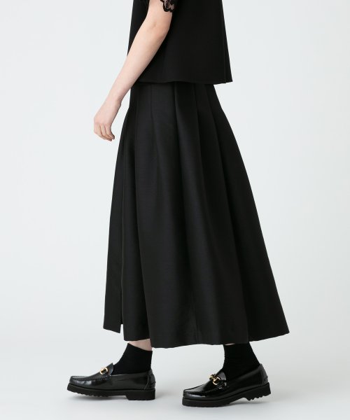 【LOULOU WILLOUGHBY】ジップアップタックスカート 【洗える】ウスカルデニム スカート KUE2635586185(20196円)