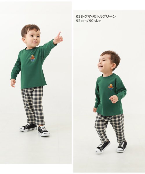 devirock(デビロック)/デビラボ プリント袖リブ 長袖Tシャツ 子供服 キッズ 男の子 女の子 トップス 長袖Tシャツ ロンT 綿100% 吸汗 ビッグシルエット/img10