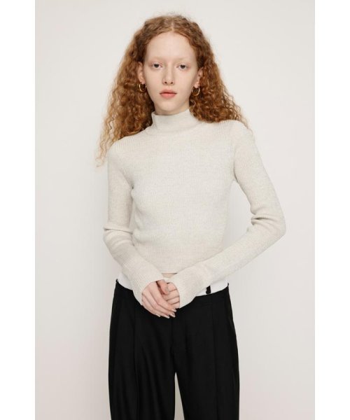 SLY(スライ)/SHINY CROPPED KNIT トップス/img02