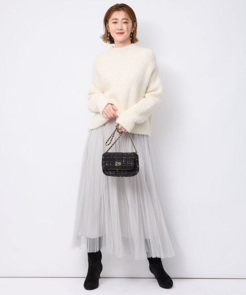 GIOLICAツイード チェーンショルダーバッグ 品番 BO3DSA0207