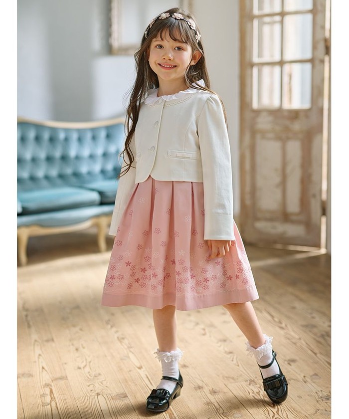 組曲kumikyoku セレモニーワンピース＋ジャケットキッズ130 新品