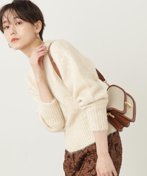 N Natural Beauty Basic(エヌナチュラルビューティベーシック)/フェザークルーネックニット/img32