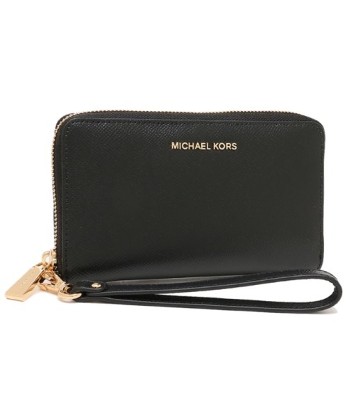 MICHAEL KORS(マイケルコース)/マイケルコース 長財布 ジェットセット ラウンドファスナー ブラック レディース MICHAEL KORS 32H4GTVE9L 001/img01