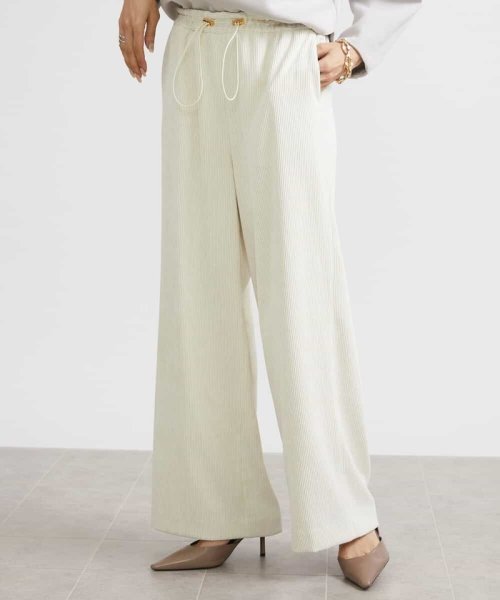 コーデュロイイージーパンツ 