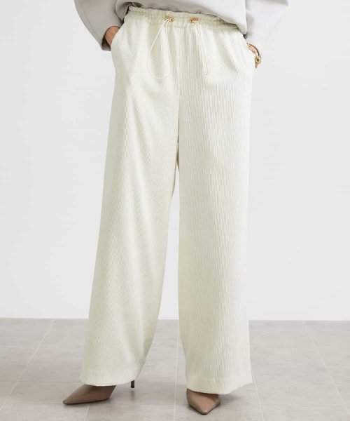 コーデュロイイージーパンツ 