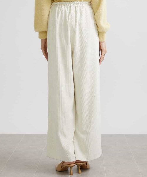 コーデュロイイージーパンツ 