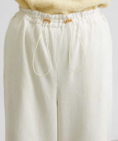 コーデュロイイージーパンツ 