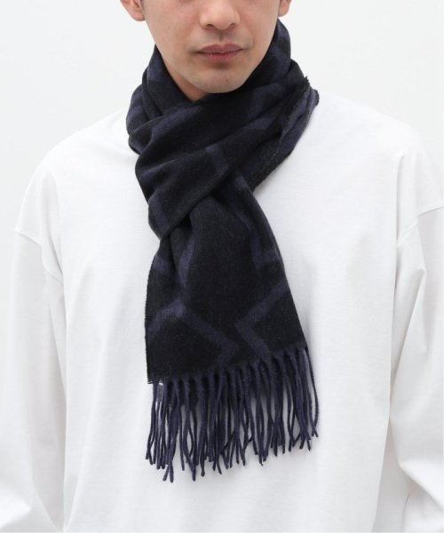 EDIFICE(エディフィス)/【Seaward & Stearn / シーワード & スターン】BIG GEOMETRIC CASHMERE STOLE/img06