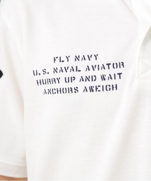 AVIREX(AVIREX)/ネイバル パッチド ポロシャツ/NAVAL PATCHED POLO SHIRT/img05