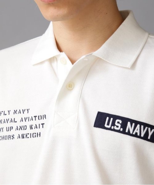 AVIREX(AVIREX)/ネイバル パッチド ポロシャツ/NAVAL PATCHED POLO SHIRT/img06