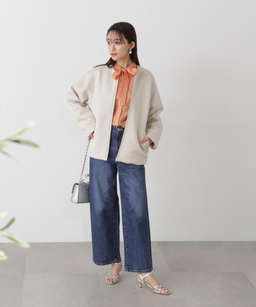 N Natural Beauty Basic(エヌナチュラルビューティベーシック)/ノーカラーダンボールブルゾン《S Size Line》/img16