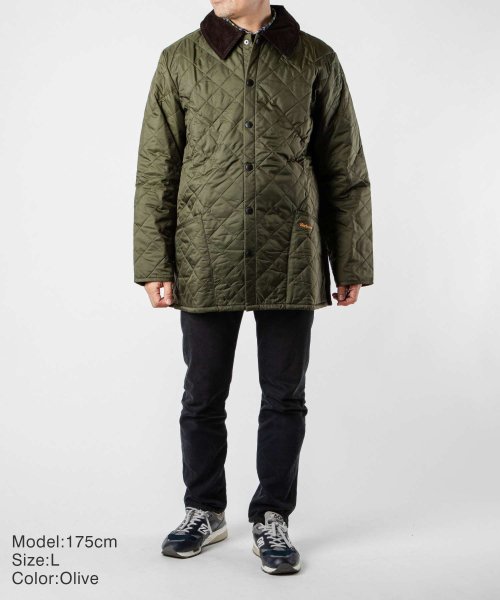 Barbour(バブアー)/バブアー Barbour MQU0001 ジャケット Liddesdale Quilted メンズ アウター リッズデイル キルティング 中綿 ステンカラー コ/img08