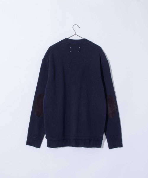 MAISON MARGIELA(メゾンマルジェラ)/メゾン マルジェラ MAISON MARGIELA SI1GP0003 S18064 ニット SWEATER メンズ トップス 長袖 エルボーパッチ カーディガ/img02