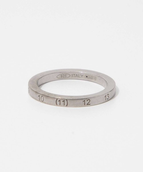 MAISON MARGIELA(メゾンマルジェラ)/メゾン マルジェラ MAISON MARGIELA SI8UQ0002 SV0129 リング RING メンズ レディース アクセサリー ナンバリング ロゴ 指/img01