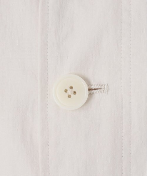 コットンナイロンタッサーオーバーコート ネイビー イエロー