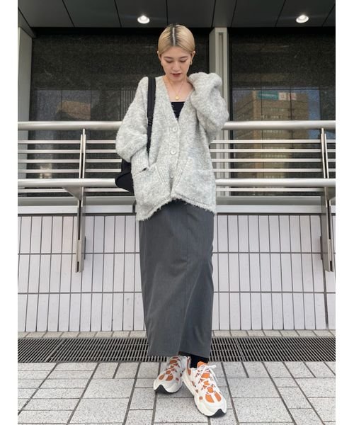 【emmi atelier】ブークレーニットカーディガン 予めご了承ください