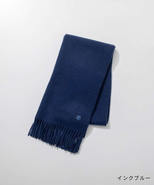 MAISON KITSUNE(メゾンキツネ)/メゾンキツネ MAISON KITSUNE LM06201WA0018 スカーフ FOX HEAD PATCH SCARF メンズ フォックスヘッド パッチ マ/img05