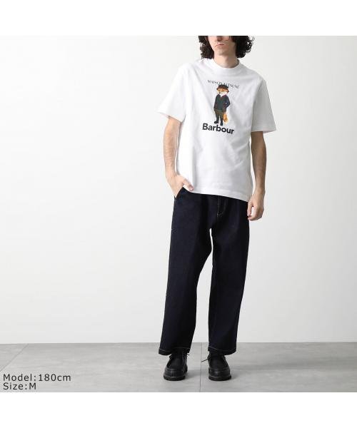 MAISON KITSUNE(メゾンキツネ)/MAISON KITSUNE×Barbour Tシャツ MTS1224 フォックス プリント/img02