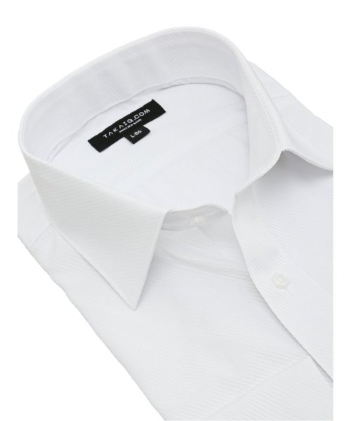 TAKA-Q(タカキュー)/【WEB限定】形態安定 吸水速乾 スタンダードフィット 長袖 ワイシャツ 5枚 セット 白 ビジネスシャツ シャツ ノーアイロン ノンアイロン メンズ Yシャツ/img05