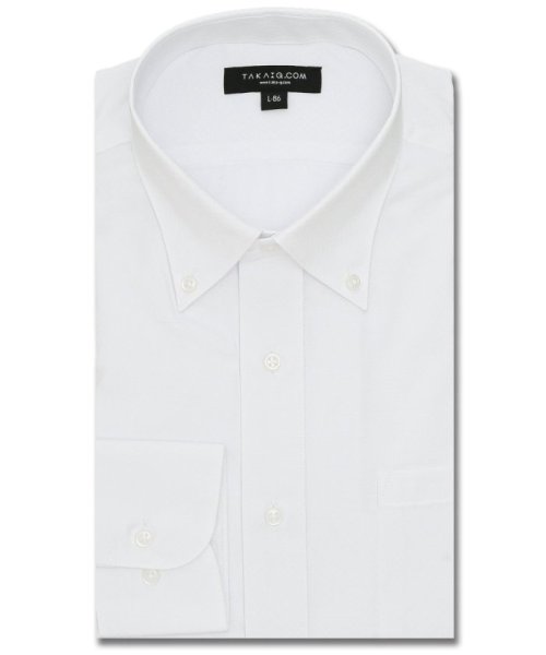 TAKA-Q(タカキュー)/【WEB限定】形態安定 吸水速乾 スタンダードフィット 長袖 ワイシャツ 5枚 セット 白 ビジネスシャツ シャツ ノーアイロン ノンアイロン メンズ Yシャツ/img07