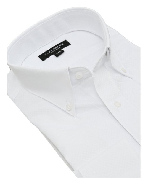 TAKA-Q(タカキュー)/【WEB限定】形態安定 吸水速乾 スタンダードフィット 長袖 ワイシャツ 5枚 セット 白 ビジネスシャツ シャツ ノーアイロン ノンアイロン メンズ Yシャツ/img08
