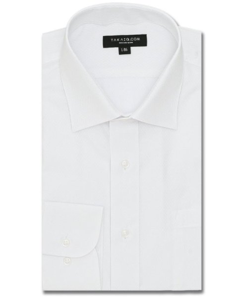 TAKA-Q(タカキュー)/【WEB限定】形態安定 吸水速乾 スタンダードフィット 長袖 ワイシャツ 5枚 セット 白 ビジネスシャツ シャツ ノーアイロン ノンアイロン メンズ Yシャツ/img16