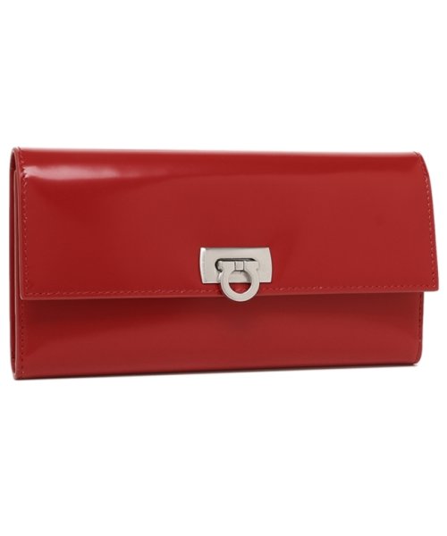 FERRAGAMO(フェラガモ)/フェラガモ 長財布 ワンダ レッド レディース Salvatore Ferragamo 220433 RED/img01