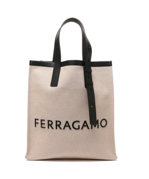 FERRAGAMO(フェラガモ)/フェラガモ トートバッグ ベージュ メンズ Salvatore Ferragamo 241297 NATUR/img05