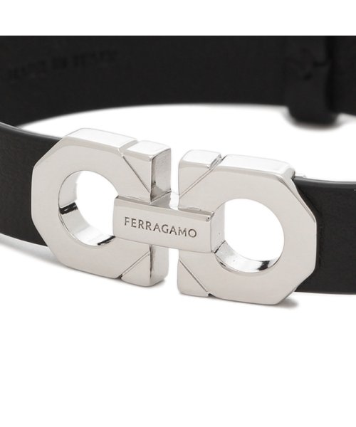 FERRAGAMO(フェラガモ)/フェラガモ ブレスレット バングル アクセサリー ブラック メンズ Salvatore Ferragamo 770294 BLACK/img02