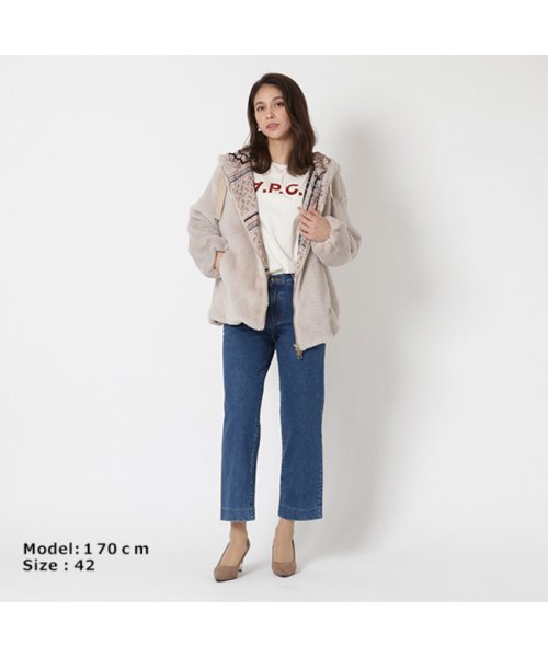 ヘルノ アウター ジャケット ファージャケット ベージュ レディース HERNO GI0138D 12422 1985 HERNO ヘルノ アウター ジャケット ファージャケット ベージュ レディース GI0138D