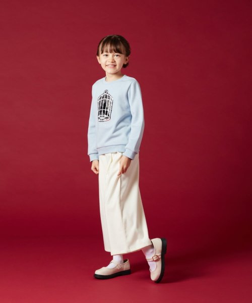 a.v.v(KID'S)(アー・ヴェ・ヴェキッズ)/[140－150]【セットアップ対応】サス付きフロントボタンワイドパンツ/img60