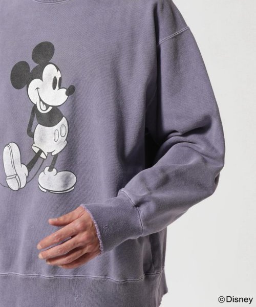 GARDEN(ガーデン)/－ANCELLM/ "MICKEY PRINT DAMAGE SWEAT SHIRT/img13