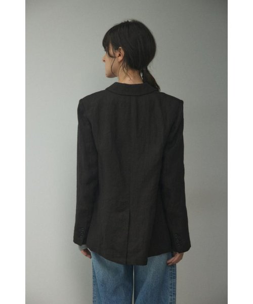 BLACK BY MOUSSY(ブラックバイマウジー)/linen double jacket/img04