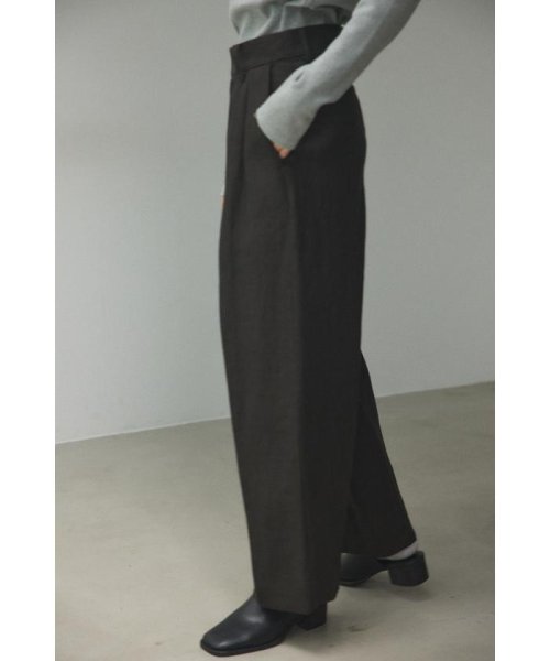 BLACK BY MOUSSY(ブラックバイマウジー)/linen tuck pants/img02