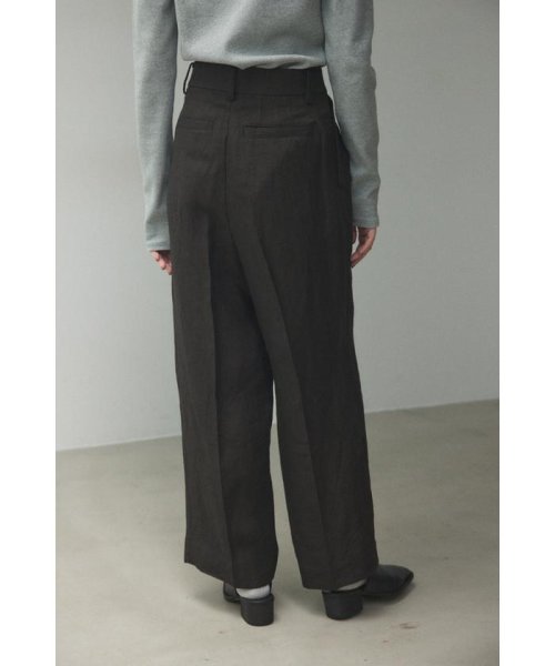 BLACK BY MOUSSY(ブラックバイマウジー)/linen tuck pants/img03