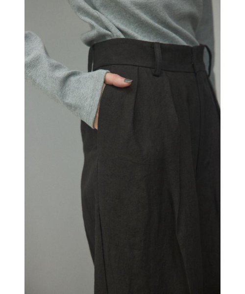 BLACK BY MOUSSY(ブラックバイマウジー)/linen tuck pants/img06