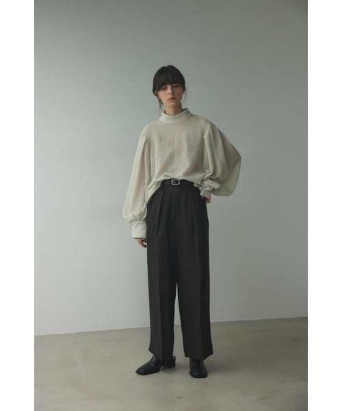 BLACK BY MOUSSY(ブラックバイマウジー)/linen tuck pants/img07
