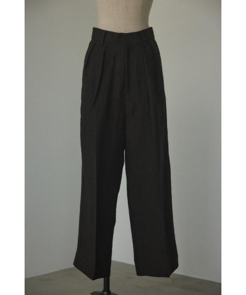 BLACK BY MOUSSY(ブラックバイマウジー)/linen tuck pants/img08