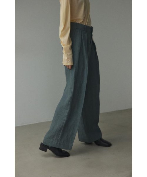 BLACK BY MOUSSY(ブラックバイマウジー)/linen tuck pants/img20