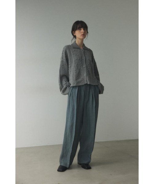 BLACK BY MOUSSY(ブラックバイマウジー)/linen tuck pants/img25