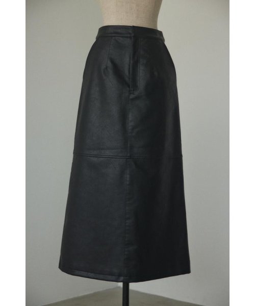 BLACK BY MOUSSY(ブラックバイマウジー)/fake leather skirt/img08