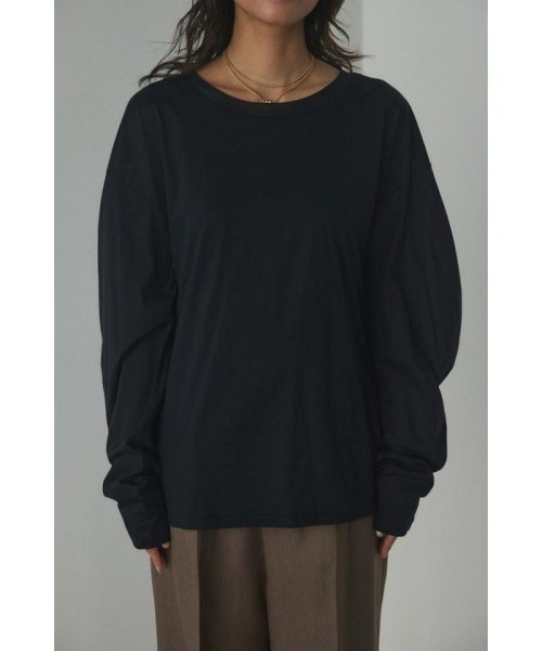 BLACK BY MOUSSY(ブラックバイマウジー)/curved sleeve tops/img11