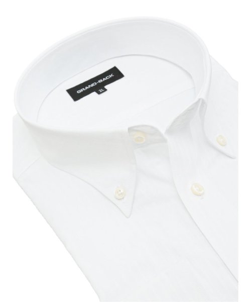GRAND-BACK(グランバック)/【大きいサイズ】グランバック/GRAND－BACK 形態安定 ボタンダウン長袖シャツ シャツ メンズ ワイシャツ ビジネス ノーアイロン yシャツ ビジネスシャ/img01