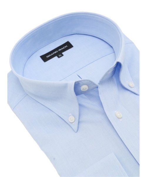 GRAND-BACK(グランバック)/【大きいサイズ】グランバック/GRAND－BACK 形態安定 ボタンダウン長袖シャツ シャツ メンズ ワイシャツ ビジネス ノーアイロン yシャツ ビジネスシャ/img01