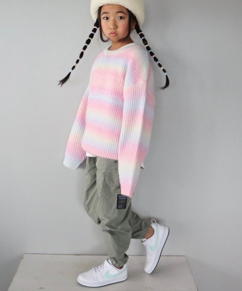 SHOO・LA・RUE(Kids) (シューラルーキッズ)/【110－140cm】グラデーションニットプルオーバー/img12