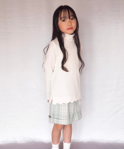 SHOO・LA・RUE(Kids) (シューラルーキッズ)/【110－140cm】起毛チェックショートパンツ/img09