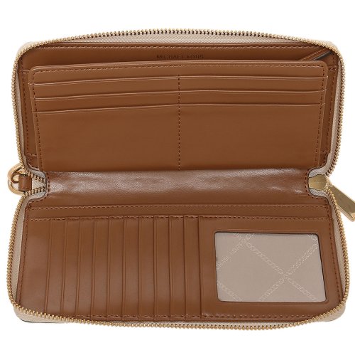 マイケルコース 長財布 ジェットセット ラウンドファスナー ホワイト ブラウン レディース MICHAEL KORS 32F1GJ6E7B 150