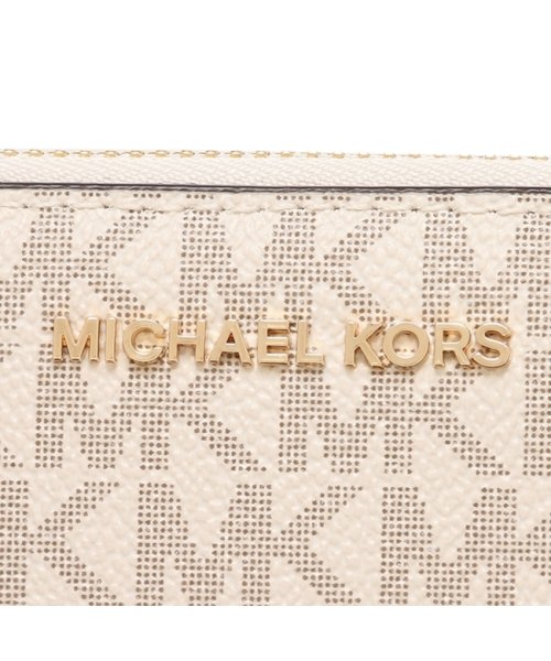 マイケルコース 長財布 ジェットセット ラウンドファスナー ホワイト ブラウン レディース MICHAEL KORS 32F1GJ6E7B 150