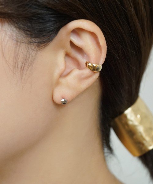 TAKE-UP(テイクアップ)/【Solo Pierce】[ セカンドピアス]PT五角形ハーフピアス/img03